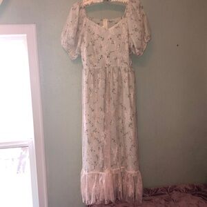 Cottagecore coquette dress nwt